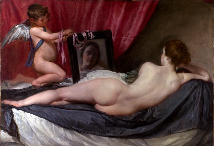 Diego Velazquez venus at her Mirror (df01) Germany oil painting art